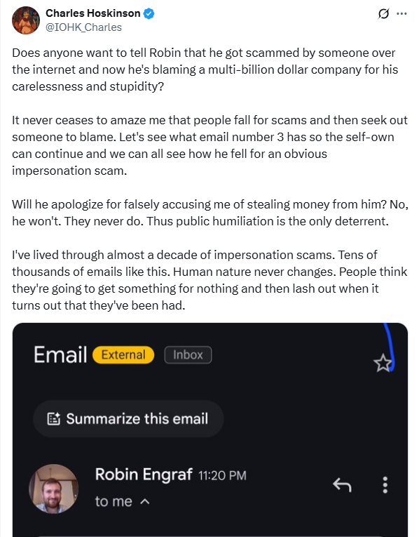 Cardano’s Charles Hoskinson Calls Out Robin’s Scam Claims—ADA Aiming for $1 image 0