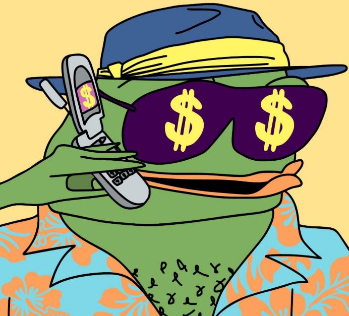 Wall Street Pepe verbrennt 2 Milliarden WEPE auf Ethereum als 5.000 NFT Collection Public Sale eröffnet