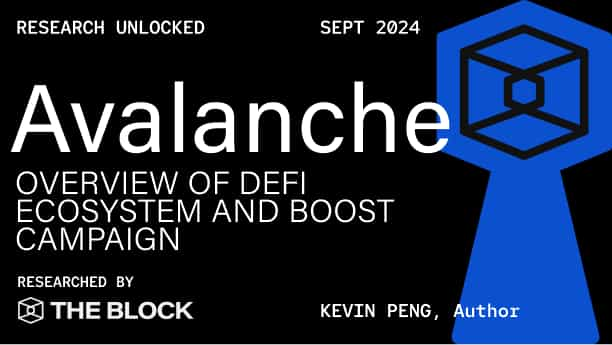 Research Unlock: An overview of Avalanche DeFi Ecosystem and BOOST Campaign