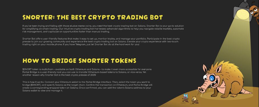 Meme-Coins feiern Comeback: Snorter Bot Token Presale knackt 3,8 Mio. Dollar image 4