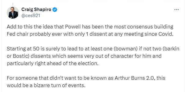 2005 年以来第一次！美联储「罕见分歧」，敏锐的交易员「接下来有没有大幅降息不好说了」 image 1