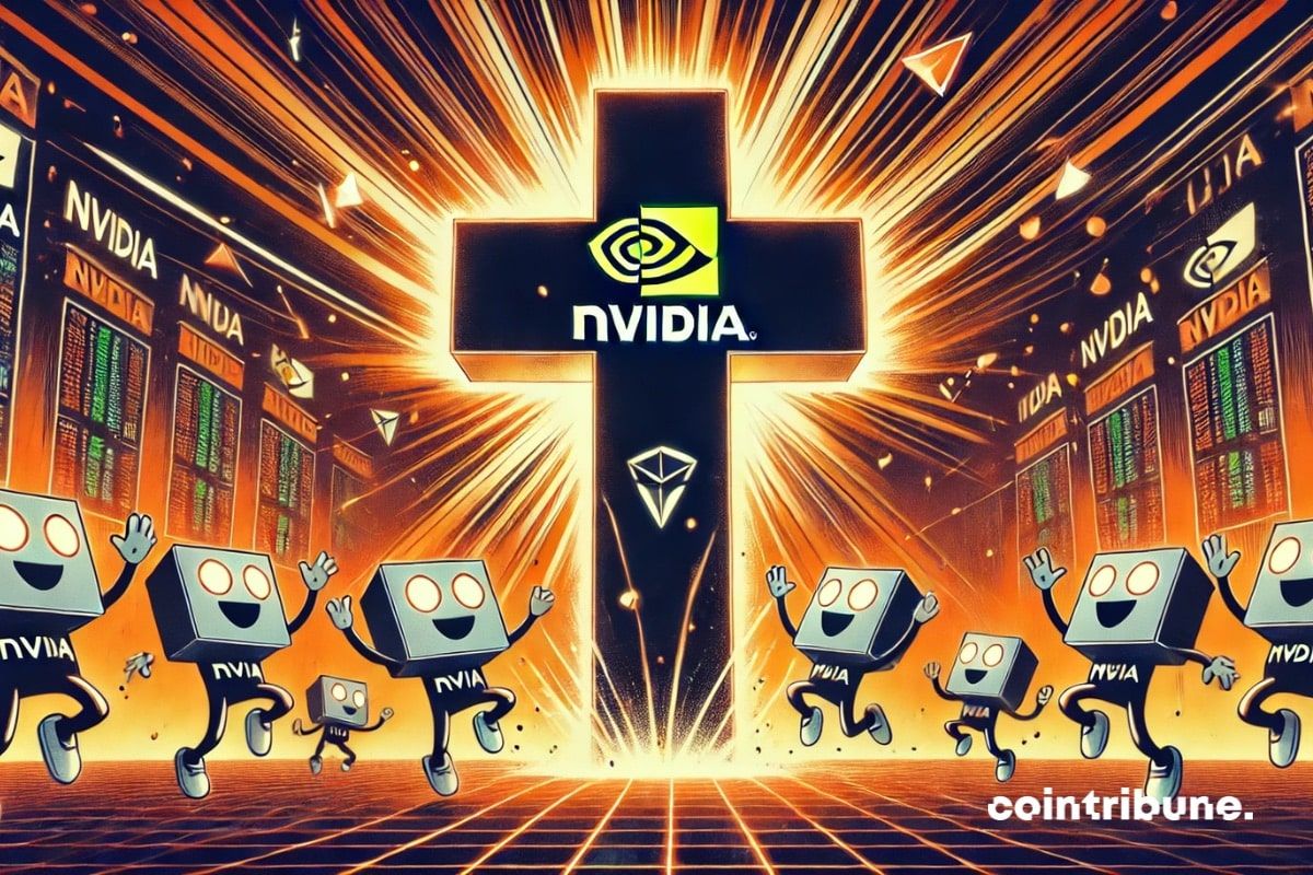 AI Cryptos Rise Despite Nvidia's Death Cross