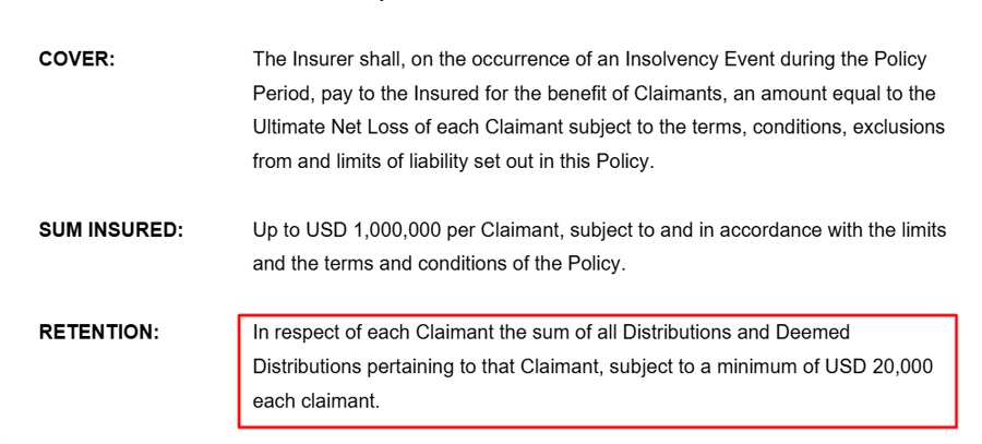 Forex and CFD Brokers Pay $30,000+ for Enhanced Client Fund InsuranceInsurance Beyond Regulatory Requirements image 3