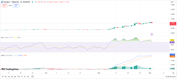 在卡尔达诺牛市中，技术指标显示抛售：关注有利进入的关键目标 image 1