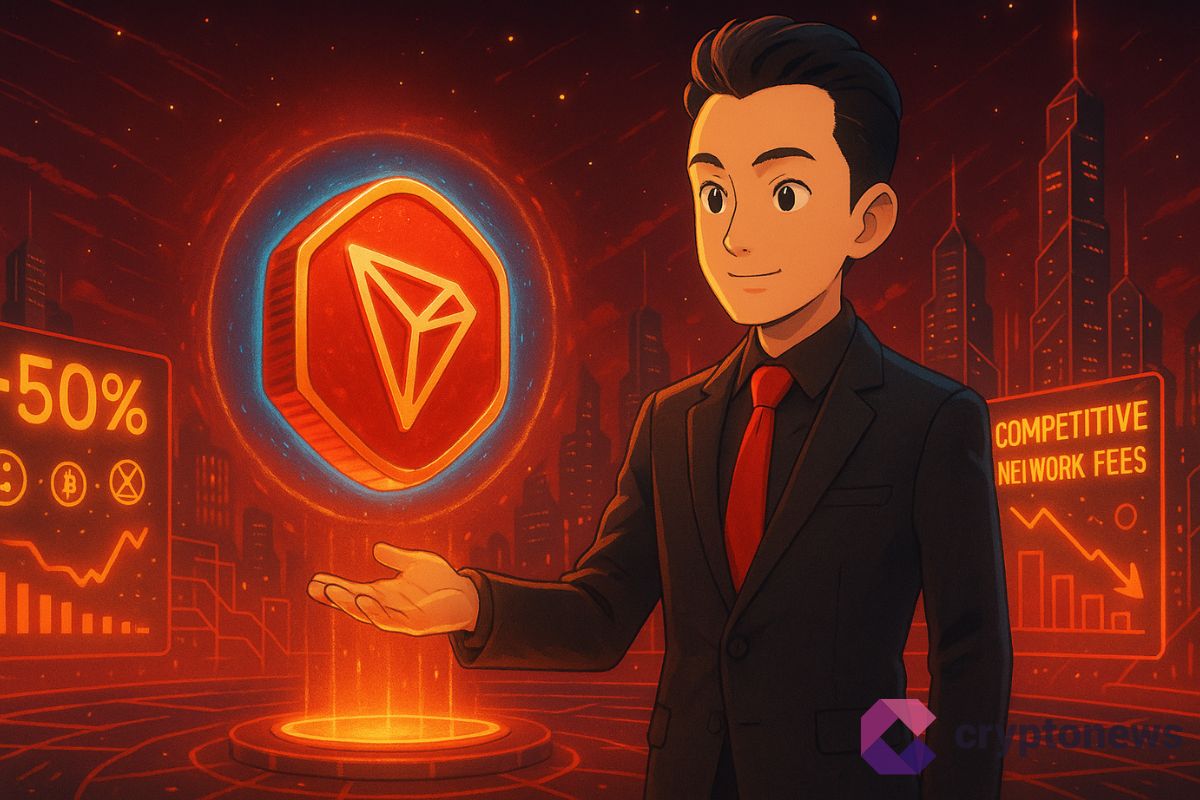 TRON (TRX) : Justin Sun annonce une baisse des frais réseau pour rester compétitif