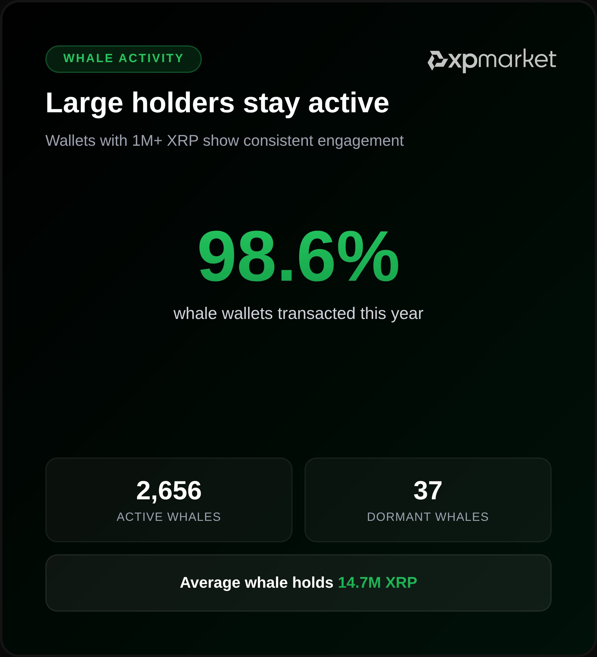 XRP Has a Lower Dormancy Rate than Bitcoin and Ethereum: Report