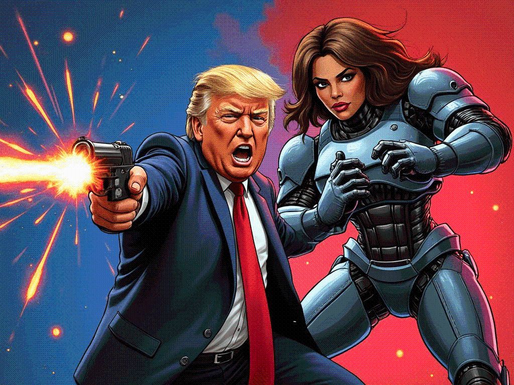 FreeDum Fighters lève 200,000$ en prévente en 4 jours alors que le Cosplay de Trump fait fureur image 1