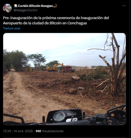 Primer habitante de Bitcoin City: “El FMI miente, el proyecto de Bukele es real” image 1