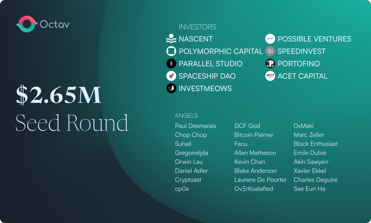 Octav Raises $2.65 Million To Help Label DeFi Transactions image 0