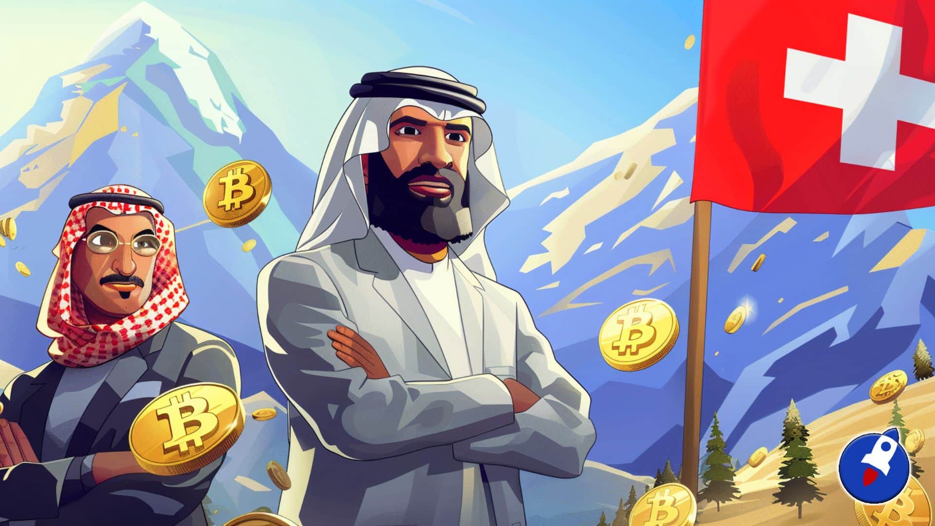 Une banque de milliardaires du Moyen-Orient rejoint une blockchain Suisse image 1