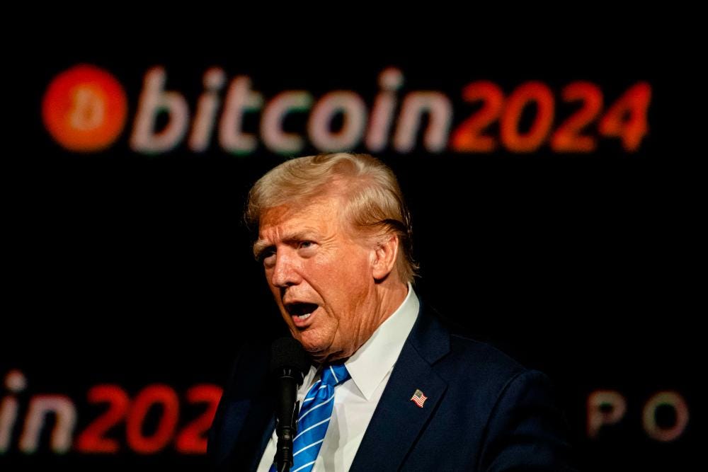 Why Donald Trump’s Bitcoin 2024 speech didn’t spark a rally image 0