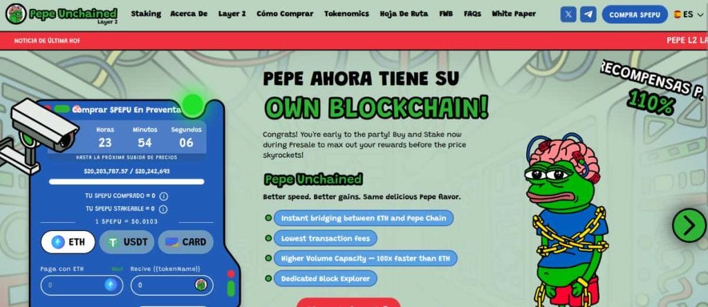 La poderosa criptomoneda meme PEPU ya supera los 20 millones de recaudación y actualiza su proyecto image 1