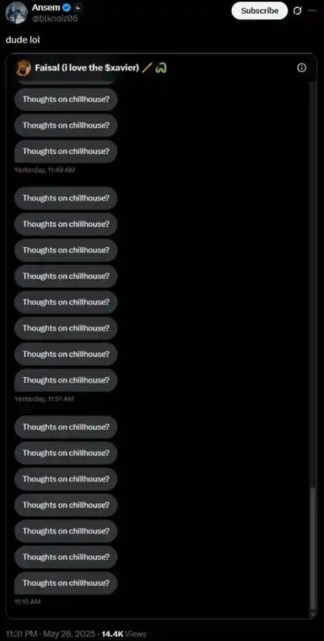 Chillhouse guida da solo la crescita: il passato e il presente dei