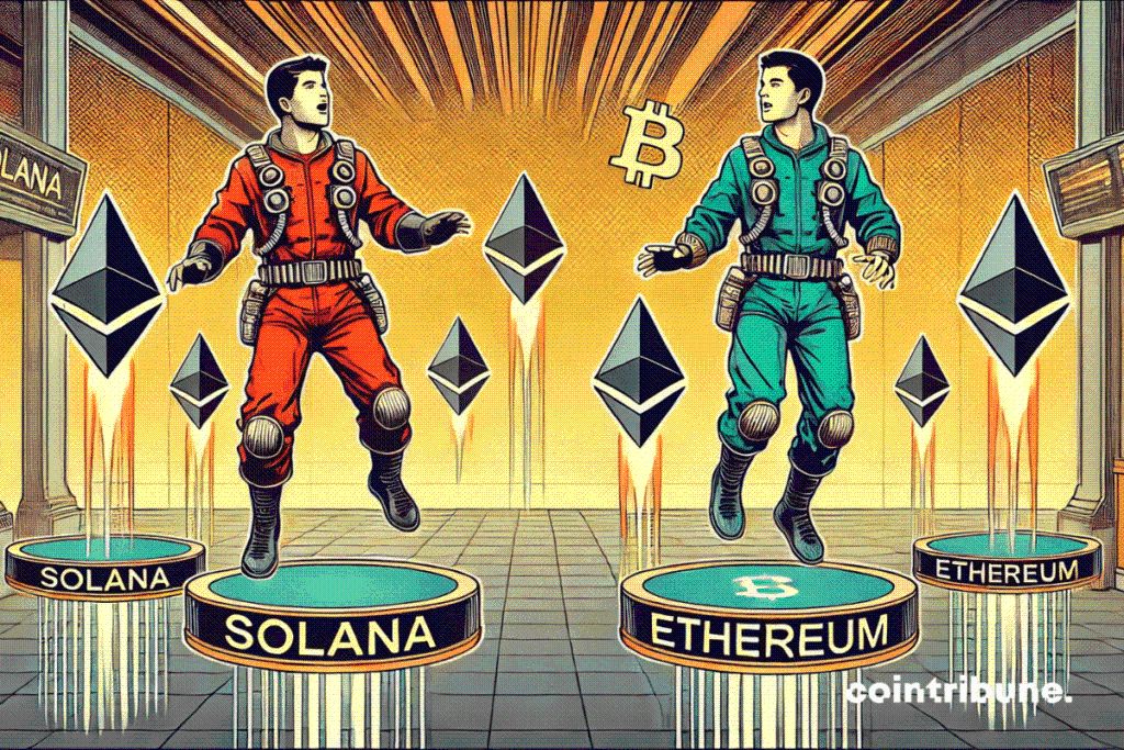 Crypto : Solana maintient des volumes DEX impressionnants face à Ethereum malgré la crise ! image 1