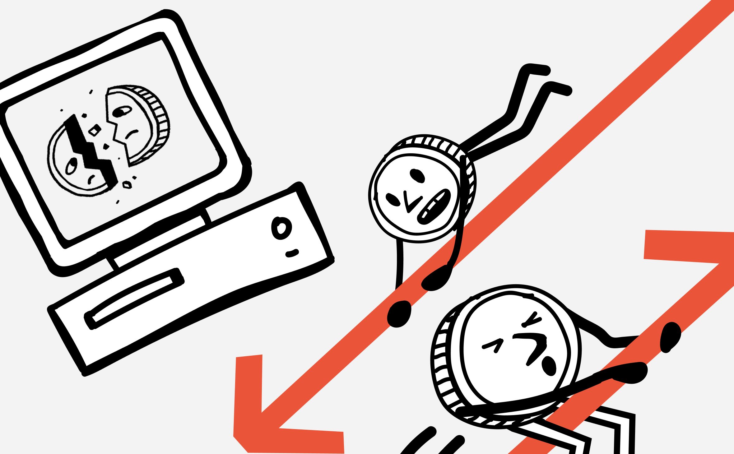 Трейдеры за час потеряли $1 млрд на фоне резкого обвала криптовалют