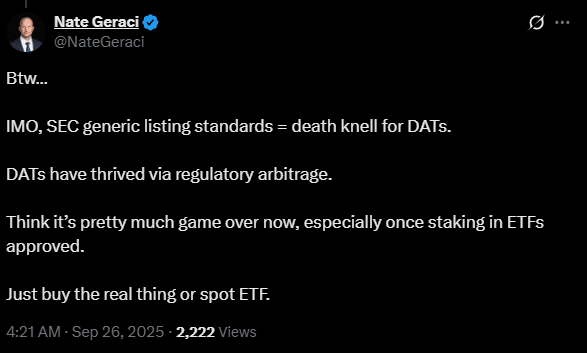 L'indagine statunitense sull'insider trading delle Crypto Treasuries potrebbe mettere pressione sulle riserve di Bitcoin durante il dibattito sugli ETF image 0