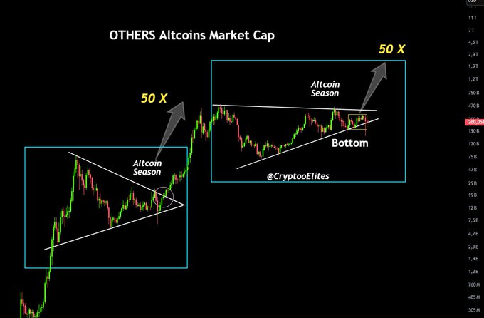ضجيج موسم البحث عن العملات الرقمية البديلة يرتفع مع ارتفاع إشارات الرسوم البيانية 50 مرة image 1