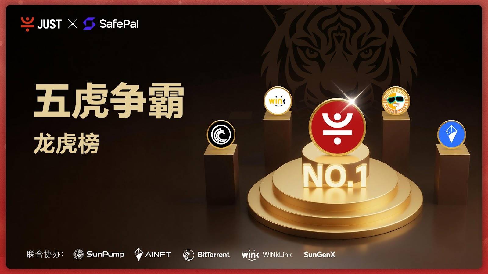 “五虎争霸赛”圆满收官｜JST、SUN、NFT夺魁！SUN.io接棒生态新动能 image 0