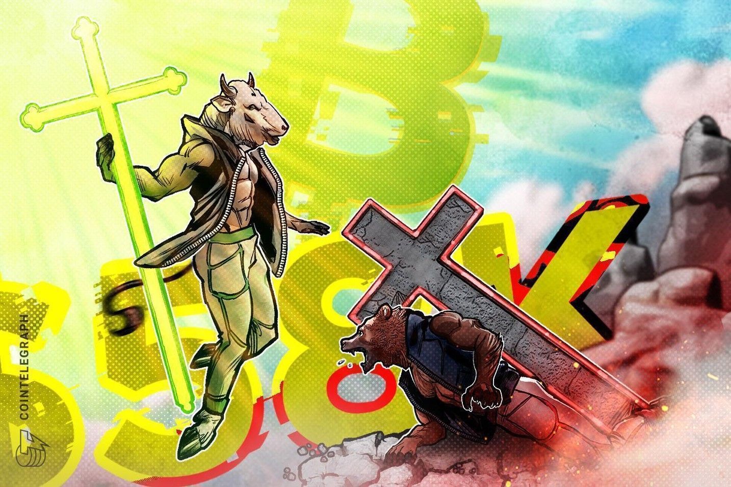 Bitcoin piégé entre Death Cross et rebond à 96 000 $ : Le marché au bord de la bascule