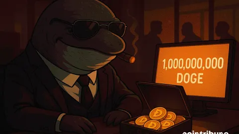 Dogecoin Whales Accumulate Over 1B DOGE, Fueling Speculation of a Reversal
