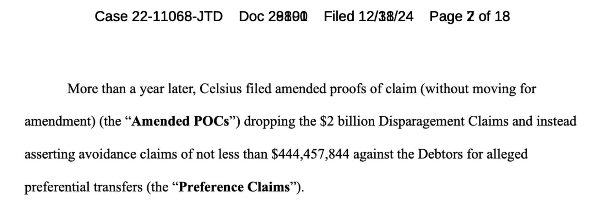 FTX 破產案波折不斷：Celsius 不服法院裁定，為 4.44 億美元索賠案再度上訴 image 2