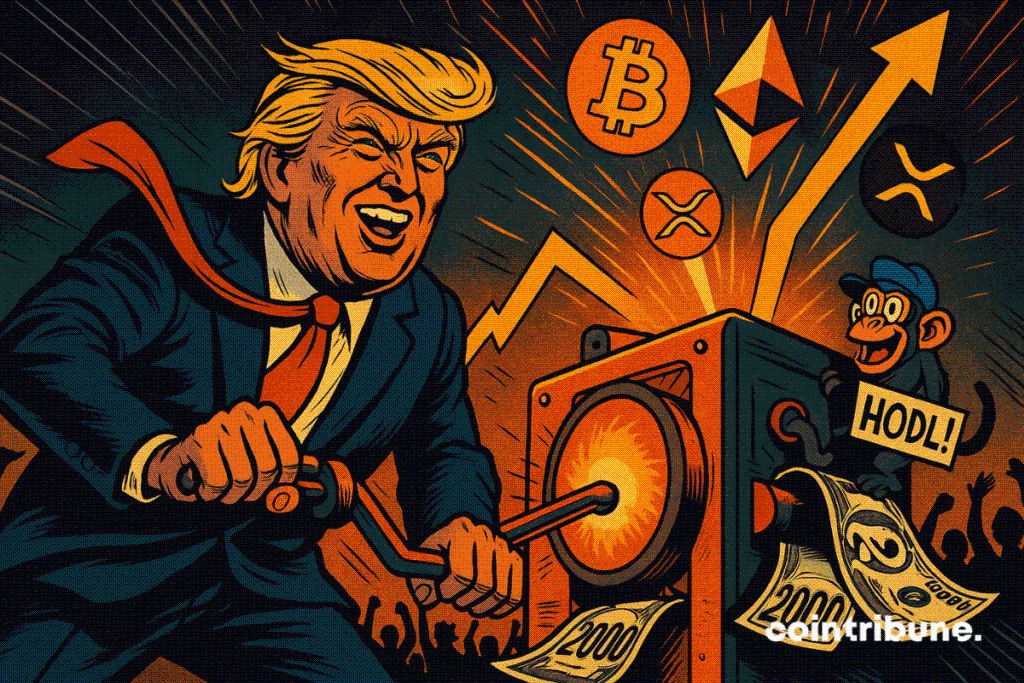 Tiền mã hóa tăng vọt sau thông báo về khoản cổ tức 2.000 đô la của Trump image 1