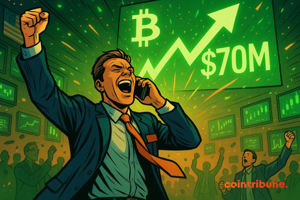 70 millions de dollars d’entrées cette semaine : les Bitcoin ETFs repartent à la hausse image 1