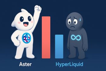 Aster chính thức vượt Hyperliquid về khối lượng DEX hàng ngày