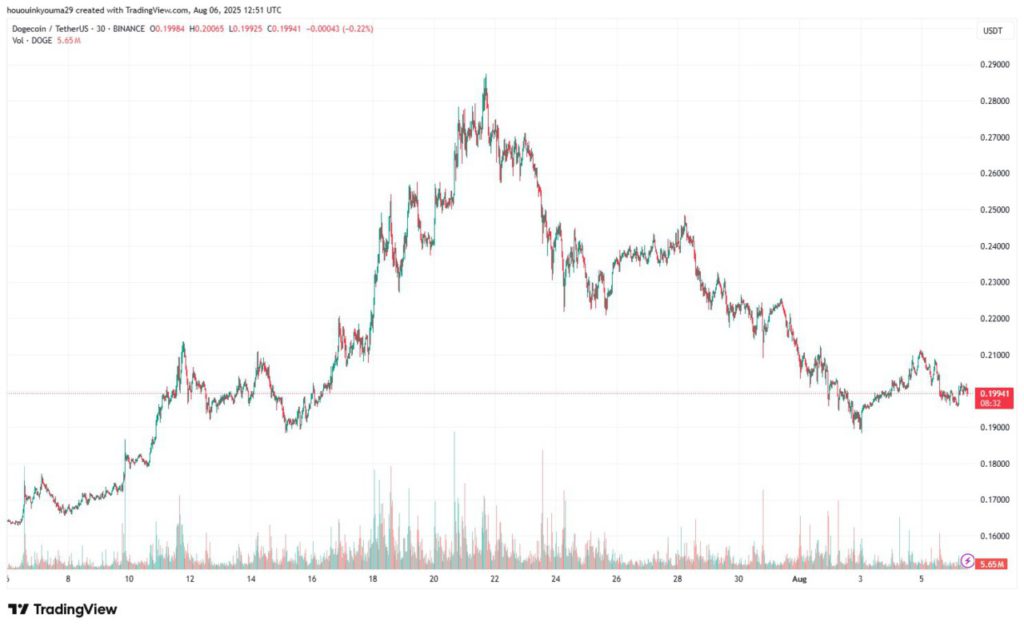 Para Whale Dogecoin Beraksi: Pembelian Masif Saat Harga Turun di Agustus 2025! image 0