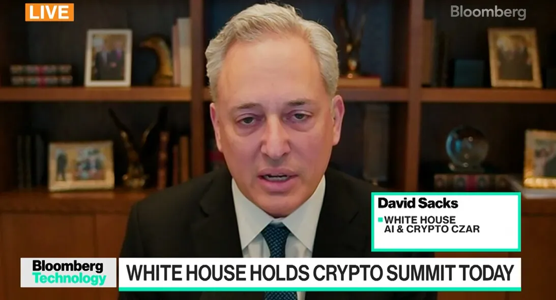 David Sacks says Trump’s mention of XRP, SOL, and ADA is being overanalyzed image 0