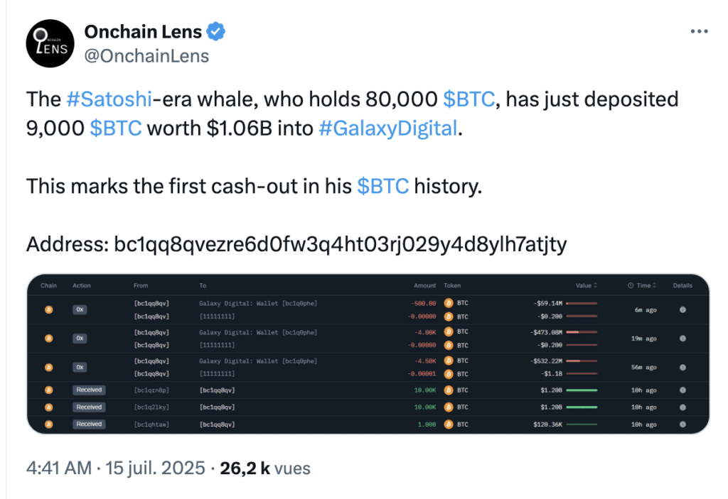 Krach Bitcoin : une whale fait plonger les cryptomonnaies image 2