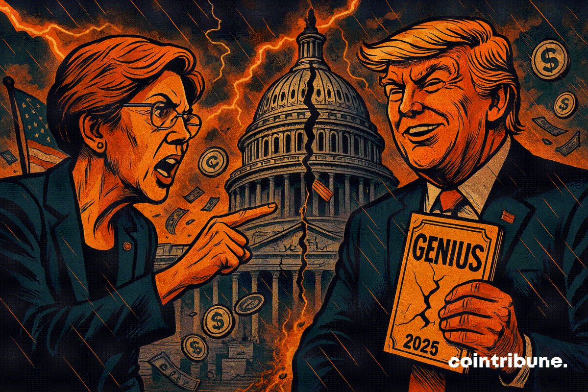 GENIUS Act : Elizabeth Warren dénonce une loi sur les stablecoins trop favorable aux intérêts privés