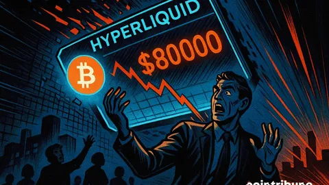 Bitcoin se desploma a $80K en Hyperliquid mientras las liquidaciones alcanzan los $2B y aumenta la presión de venta minorista