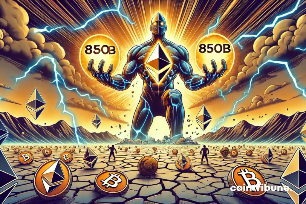 Ethereum écrase la concurrence avec 850 milliards en volume des stablecoins image 1