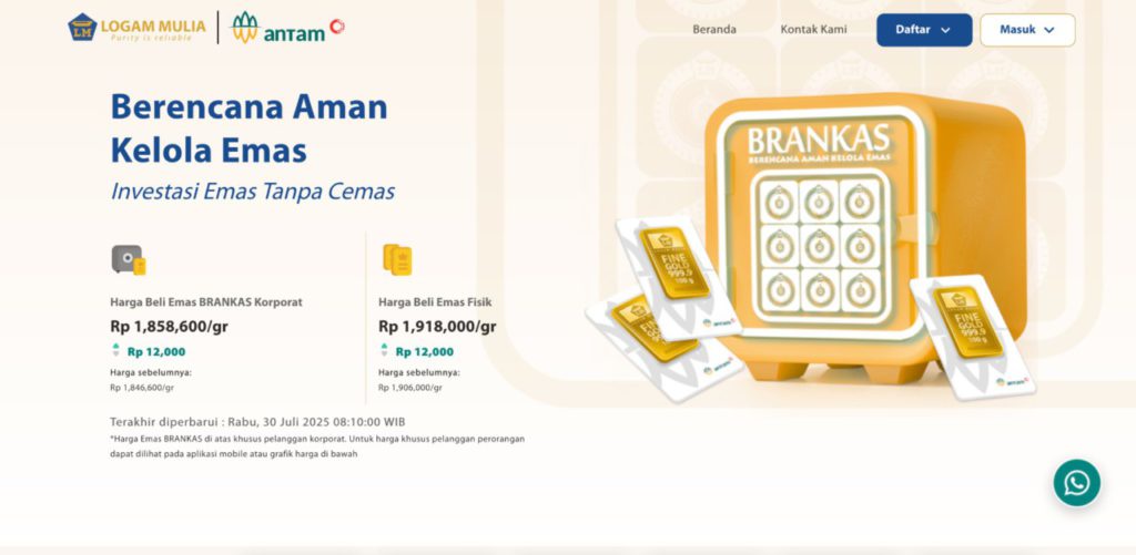 Grafik Harga Emas Antam 30 Juli: Kenaikan Mengejutkan & Fakta Menarik untuk Investor! image 0