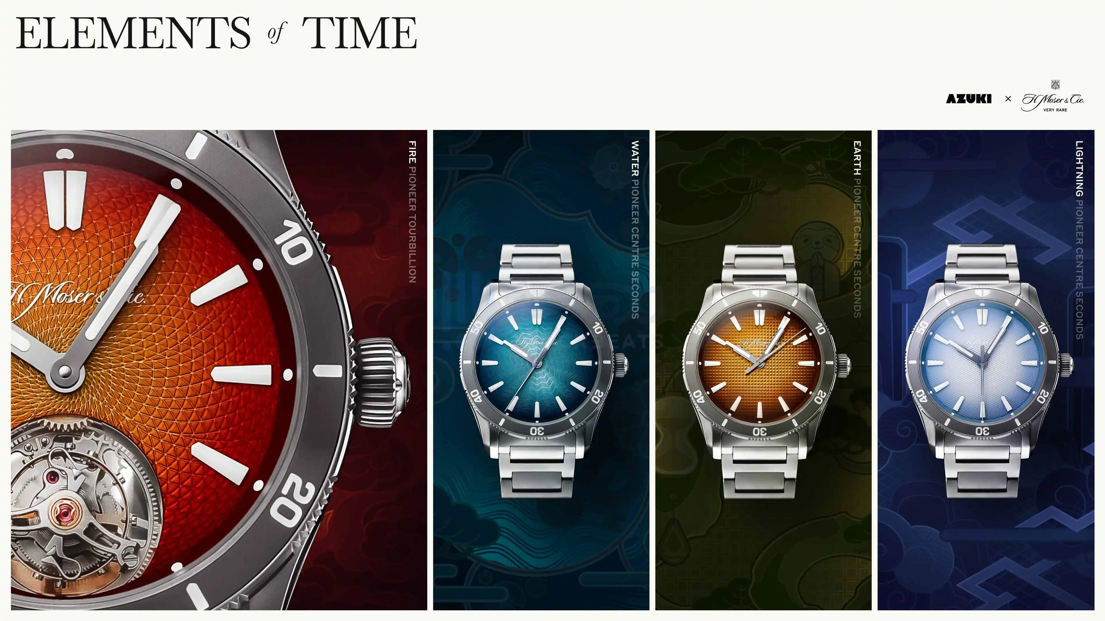 Azuki与名表品牌亨利慕时推出联名纪念腕表Elements of Time，与实物支持代币绑定
