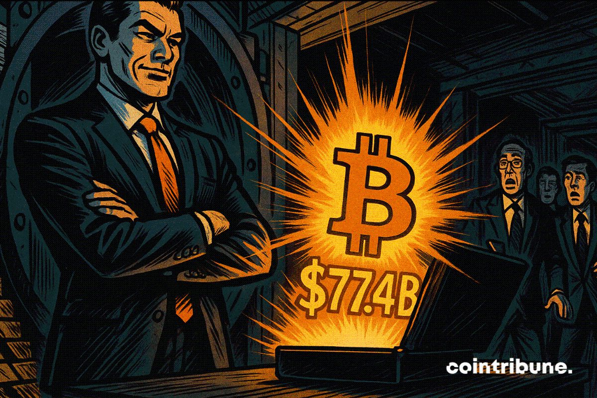 Strategy Inc. dépasse les grandes banques avec 77,4 milliards de dollars en Bitcoin