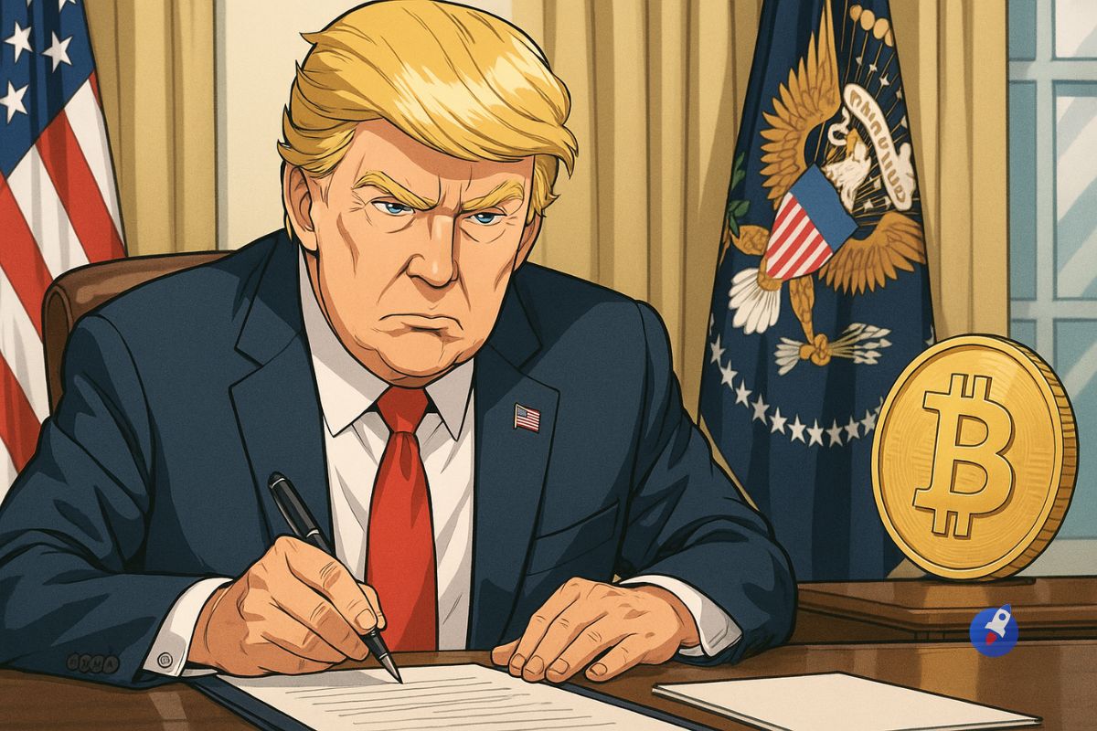 Trump signe un décret qui pourrait injecter des milliards en crypto image 0
