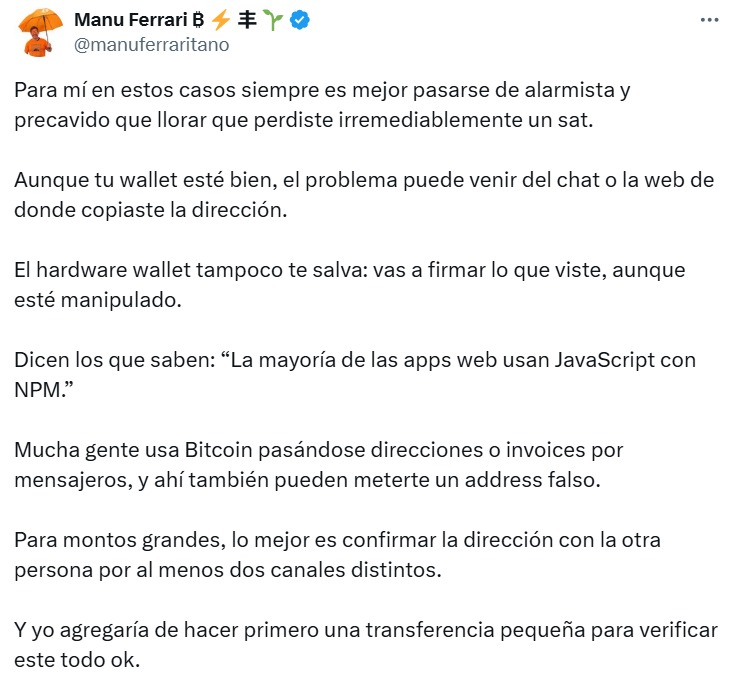 Comunidad reacciona por ataque que amenaza a wallets de criptomonedas