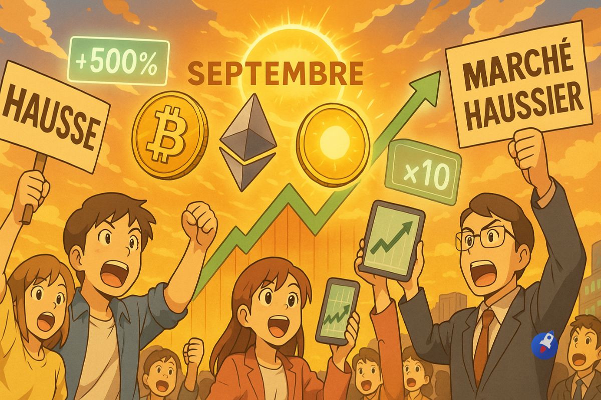 Ces 4 cryptomonnaies feront la différence en septembre grâce au bull run