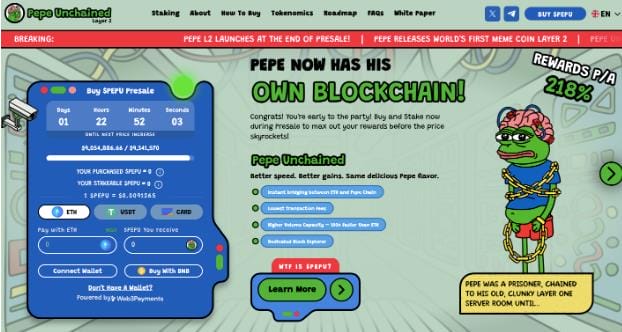 Krypto News: Pepe Unchained $PEPU Vorverkauf übersteigt $9 Millionen image 0