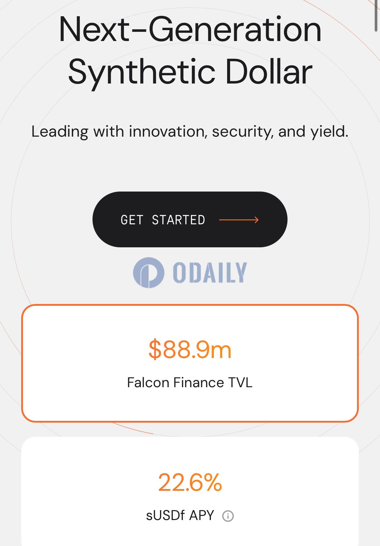 稳定币协议Falcon Finance TVL超8000万美元