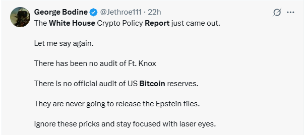 White House Crypto Report Highlights Bitcoin but Offers No New Strategic Reserve Plans image 2