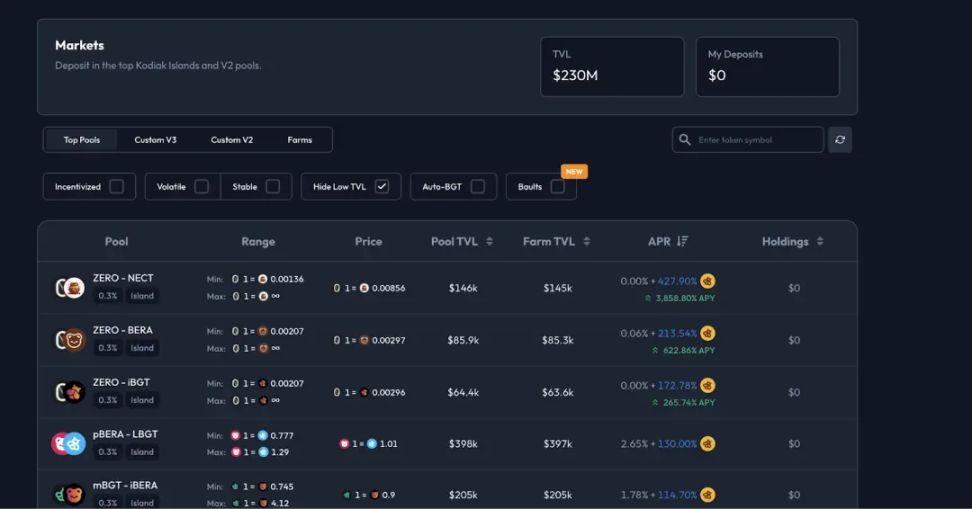 详解 Kodiak Finance:Berachain 上的流动性枢纽 image 2
