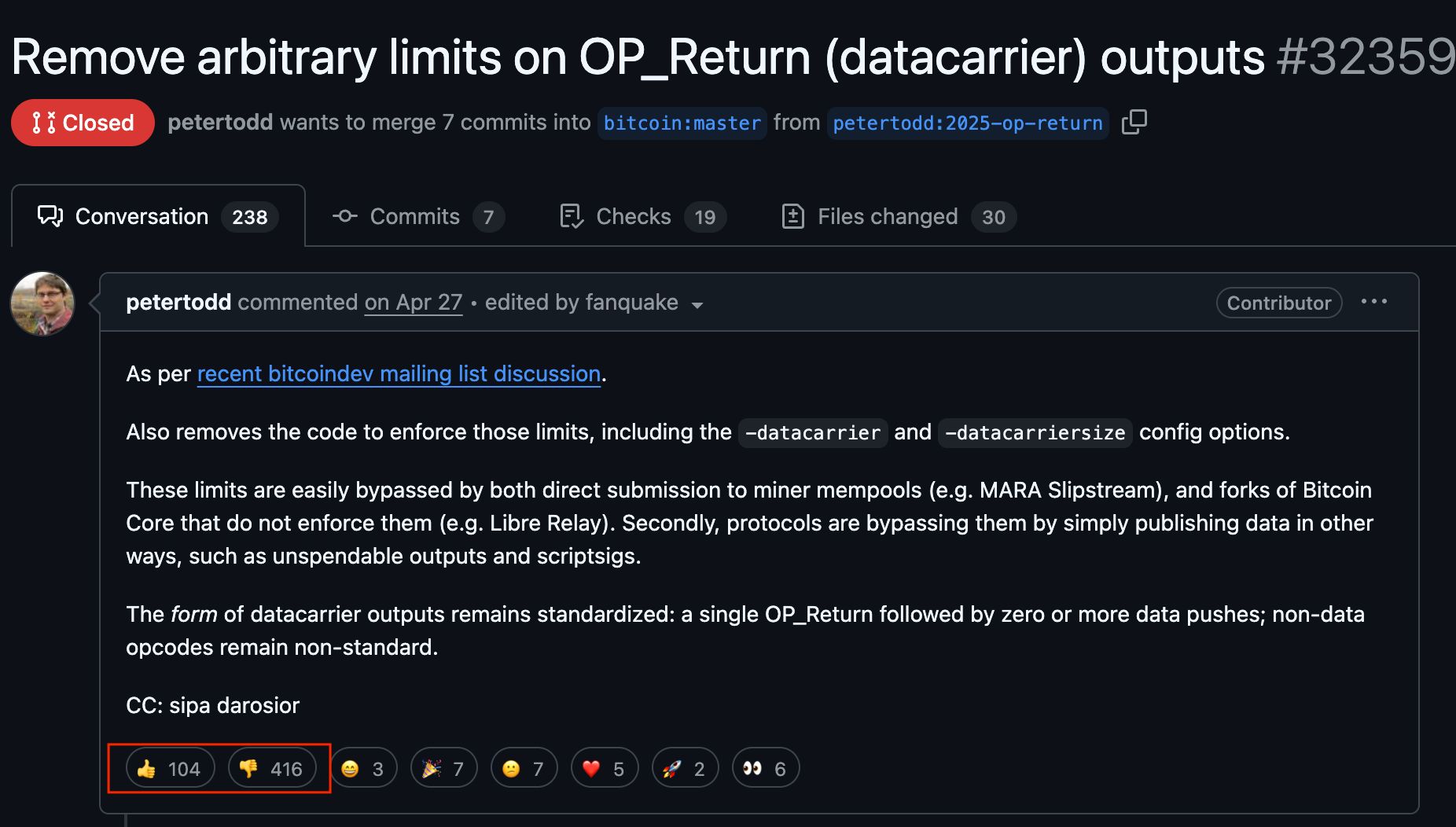Jimmy Song mengkritik pengembang Bitcoin Core karena mentalitas 'fiat' terkait OP_Return image 0