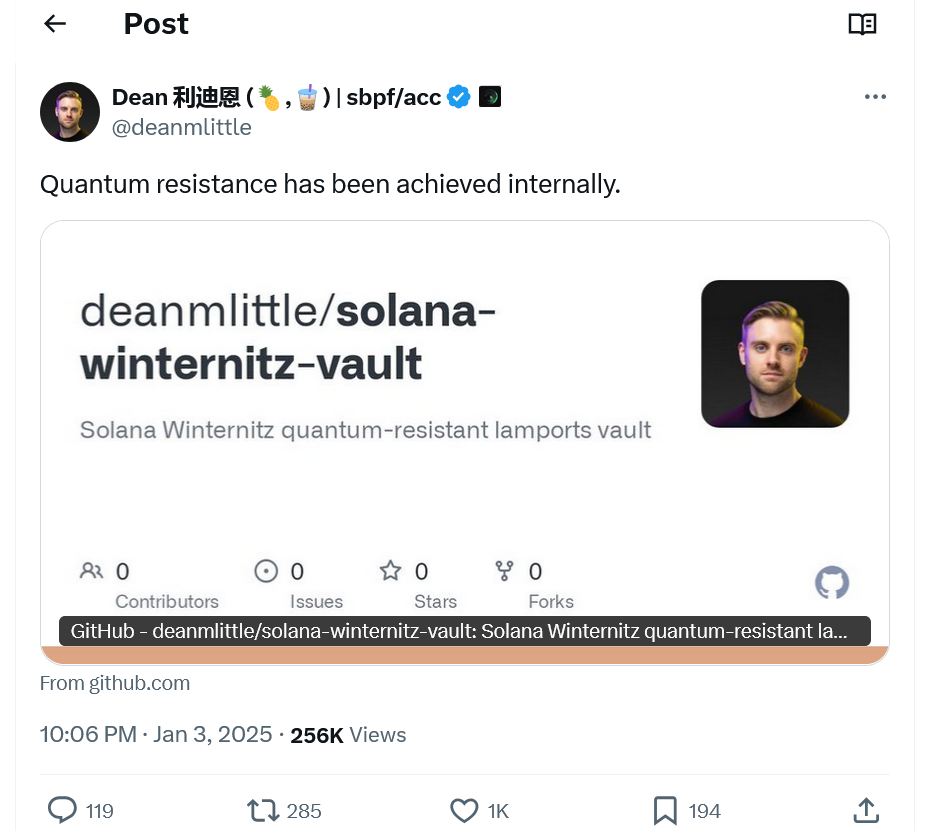 The Dark Forest under Quantum Computers: Survival Guide for Bitcoin Users, L1 Projects, and On-chain Activities image 4