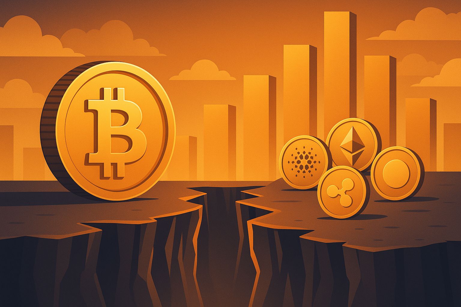 Der institutionelle Anstieg von Bitcoin vergrößert die Billionen-Dollar-Lücke zu Altcoins