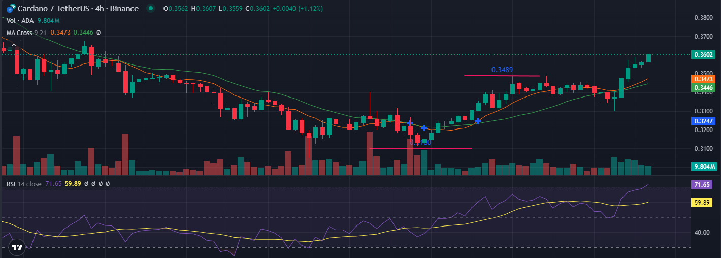 Cardano ADA Shows Signs of Recovery Amidst Market Volatility image 1