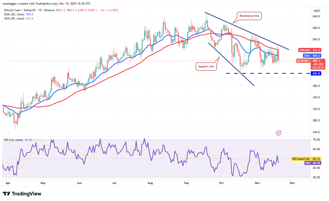 Прогнозы цен 11/19: BTC, ETH, XRP, BNB, SOL, DOGE, ADA, HYPE, BCH, ZEC image 9
