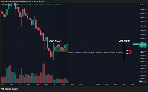 Bitcoin Could Hold Near $115,700 as CME Futures Shape Volatility and $115,300 Resistance image 0